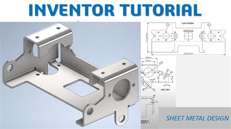 create drawing sheet metal part inventor|inventor sheet metal exercises pdf.